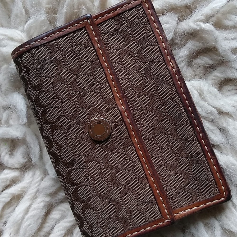 Coach Brown Signature Wallet